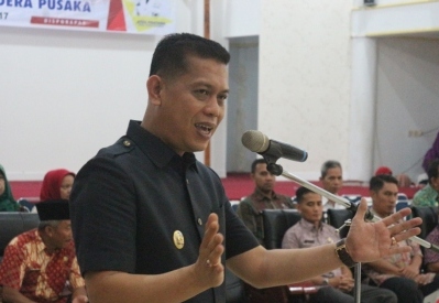 Sambut HUT RI Ke-72 Wabub Resmi Buka Pelatihan Paskibraka Pasaman 2017