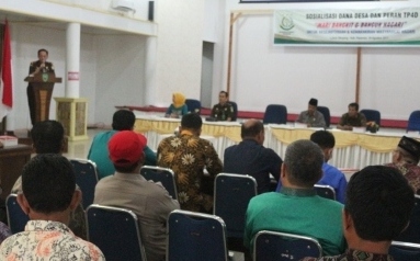 KEJARI PASAMAN LAKSANAKAN SOSIALISASI DANA DESA DAN PERAN TP4D