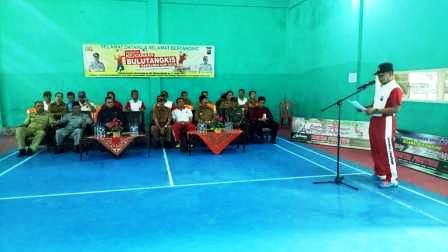 BUPATI PASAMAN BUKA KEJUARAAN BADMINTON KAPOLRES CUP I 2018