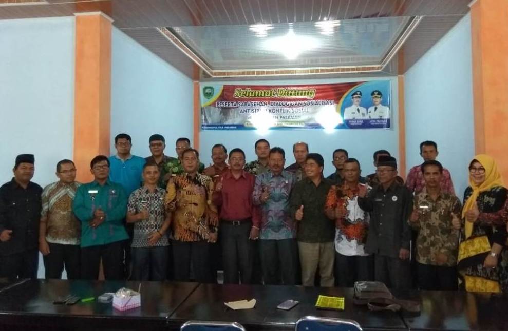 KESBANGPOL PASAMAN ADAKAN KEGIATAN SARASEHAN DIALOG DAN SOSIALISASI ANTISIPASI KONPLIK SOSIAL DI RANAH PASAMAN