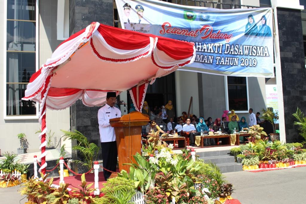 BUPATI H. YUSUF LUBIS MEMBUKA ACARA PENCANANGAN BULAN BAKHTI DASAWISMA KABUPATEN PASAMAN 2019