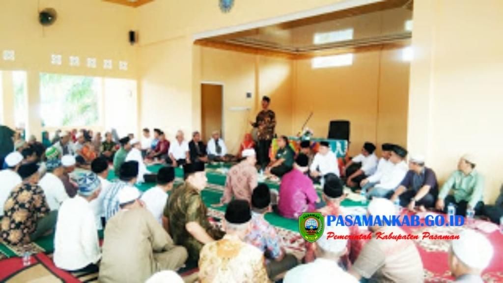 Bupati H.Yusuf Lubis.SH.M.Si. Hadiri Peringatan Isra' Mi'raj dan Sekaligus Meresmikan Surau Al - Iman di Kecamatan Tigo Nagari.