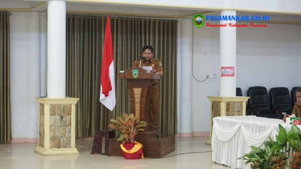 KEPALA BAPPEDA PASAMAN CHOIRUDDIN BATUBARA SAMPAIKAN LAPORAN KEGIATAN SOSIALISASI DAN PELATIHAN PUG 2019