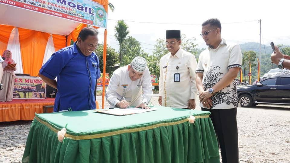 Baznas Pasaman Jalin Kerjasama Dengan Service Bengkel PT Equator