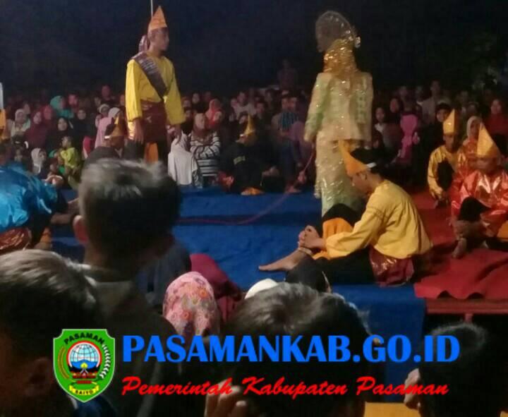 Melestarikan Budaya Tradisional Daerah,  Nagari Aia Manggih Kecamatan Lubuk Sikaping Selenggarakan Festival Randai