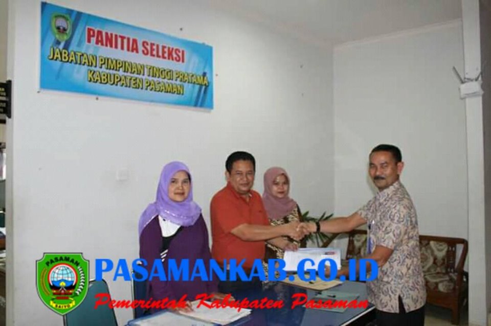 PANSEL MENGUMUMKAN LULUS SELEKSI ADMINISTRASI 45 PELAMAR JABATAN PIMPINAN TINGGI PRATAMA KEPALA SKPD (Eselon II.b) KABUPATEN PASAMAN