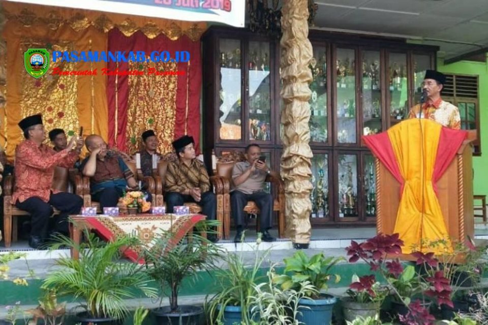 Bupati H. Yusuf Lubis. SH. M. Si Membuka Secara Resmi Kompetisi Sain Madrasah (KSM) Kabupaten Pasaman Tahun Ajaran 2019