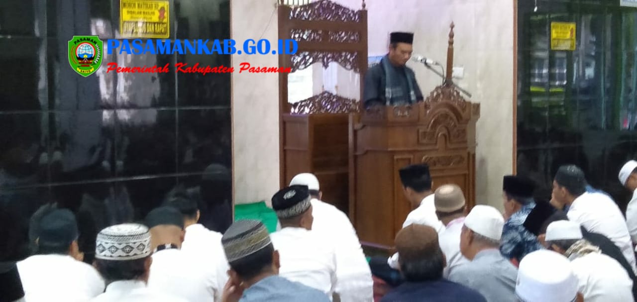 Khutbah Idul Adha di Masjid Attaharah Komplek Kodim 0305 Pasaman, Afzal Edhy Nst. SHI Tekankan Pengamalan Intisari Surat Al-Ma’un