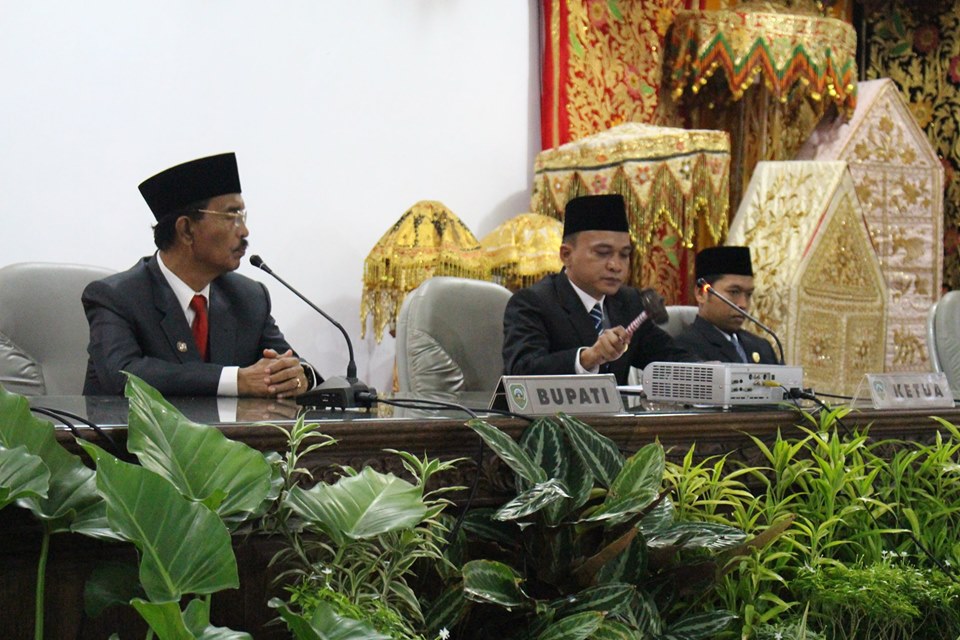 Rapat Paripurna  DPRD Kabupaten Pasaman  Dalam Rangka Mendengar  Pidato Kenegaraan Presiden RI