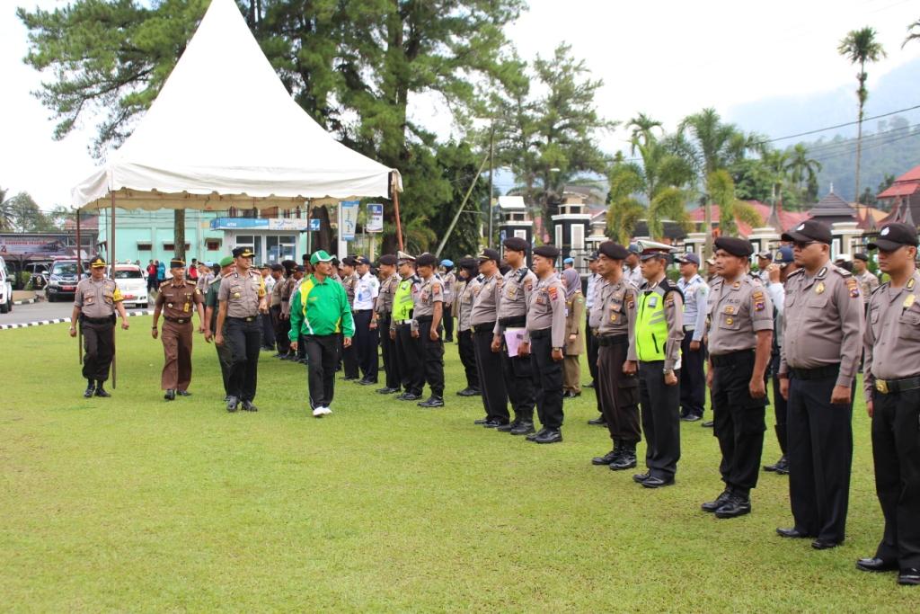 Pasaman Adakan Upacara Gelar Pasukan Keamanan Dan Gladi Tour De Singkarak