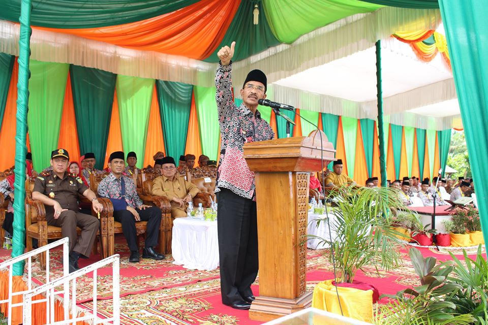 Bupati Pasaman H. Yusuf Lubis, SH. M.Si Secara Resmi Membuka MTQ Nasional Ke-47 Tingkat Kabupaten Pasaman Di Kecamatan Padang Gelugur