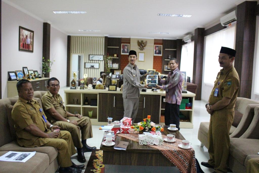 Bupati Pasaman H. Yusuf Lubis, SH, M.Si Menerima Kunjungan Kepala Balai Pelestarian Cagar Budaya Provinsi Sumatera Barat