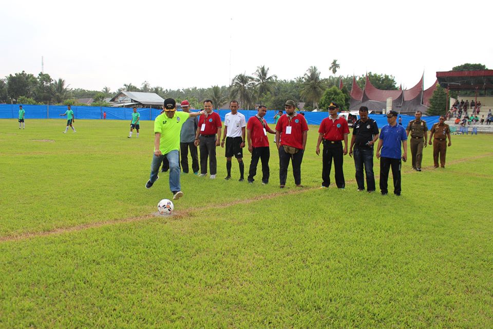 Wabup Pasaman H. Atos Pratama, ST Membuka Spartag Cup 1 2020 Kecamatan Tigo Nagari