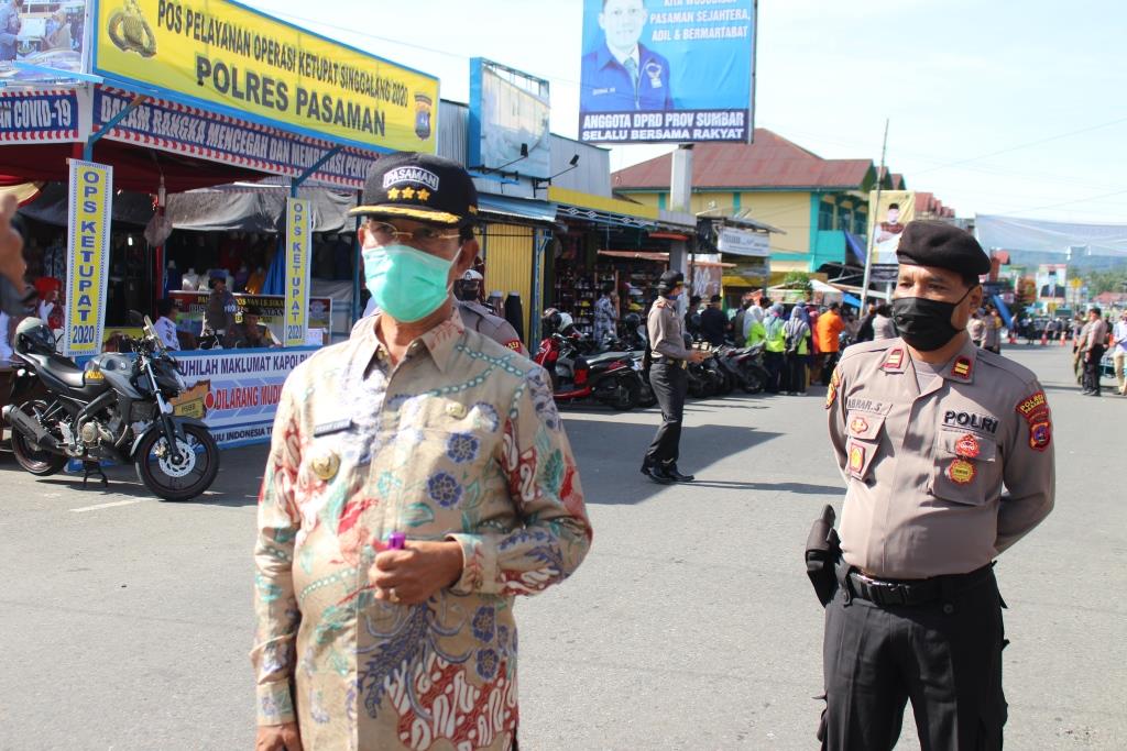 Bupati H. Yusuf Lubis, SH, M.Si bersama Forkopimda lakukan Evaluasi Persiapan New Normal di Kabupaten Pasaman