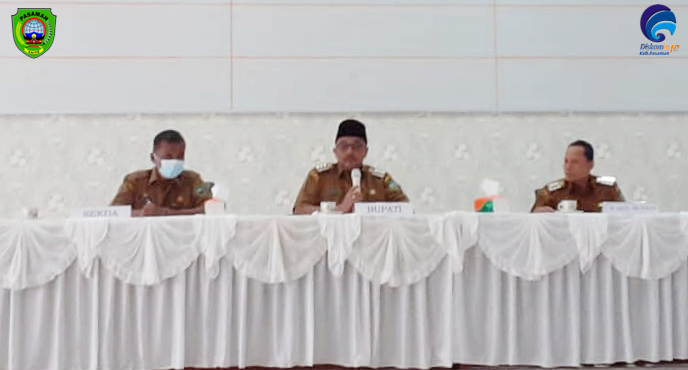 Rapat Kerja Perdana Bupati Pasaman, H. Benny Utama, SH.MM Ingatkan Seluruh Kepala SKPD dan Camat