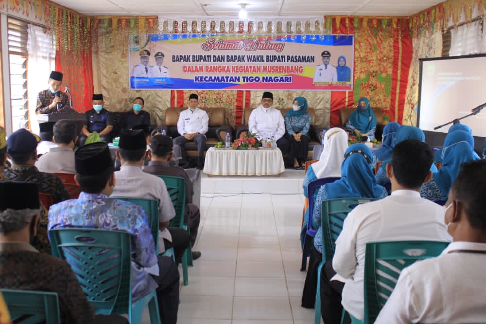 Buka Musrenbang Tigo Nagari, Benny Utama : Musrenbang Merupakan Forum Mensinergikan Kekuatan Daerah Untuk Mengkomunikasikan Dan Mengkoordinasikan Pembangunan Daerah