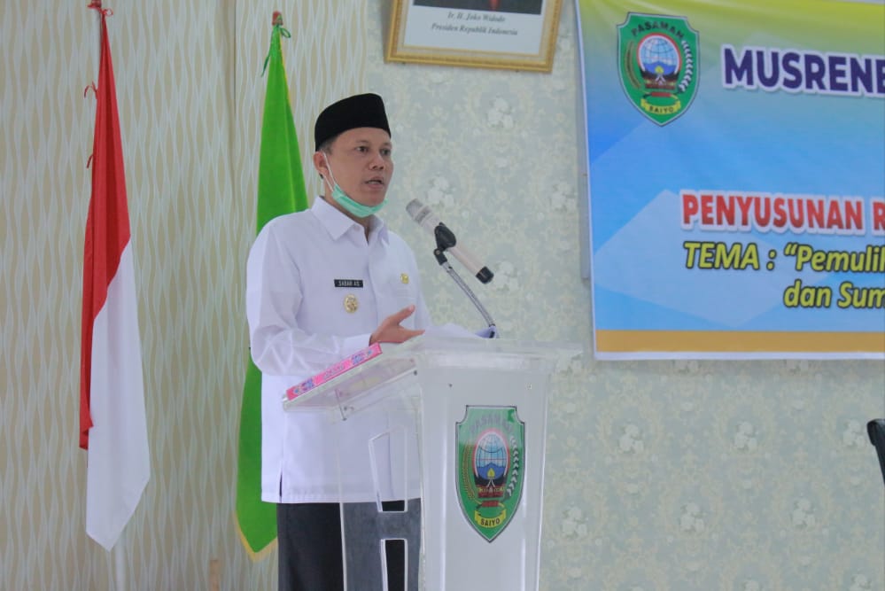 WABUP PASAMAN BUKA ACARA MUSRENBANG RKPD KAB  PASAMAN UNTUK TAHUN 2022