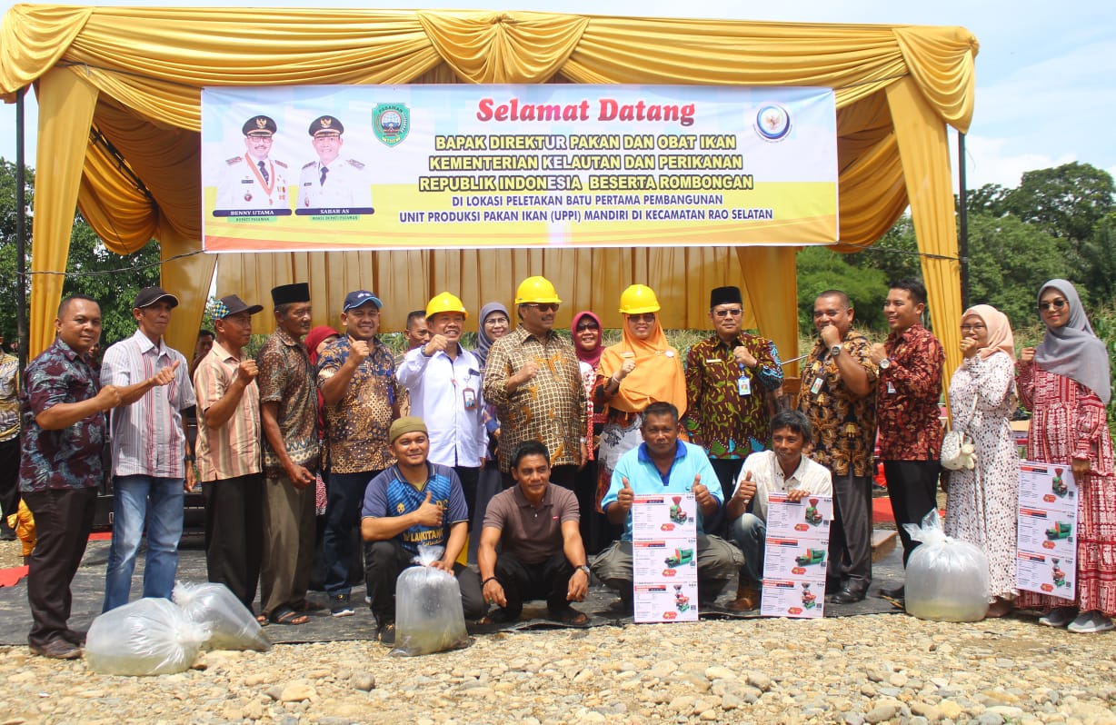 Pasaman Kembali Terdepan,  Pembangunan Pabrik Pakan Ikan Dimulai