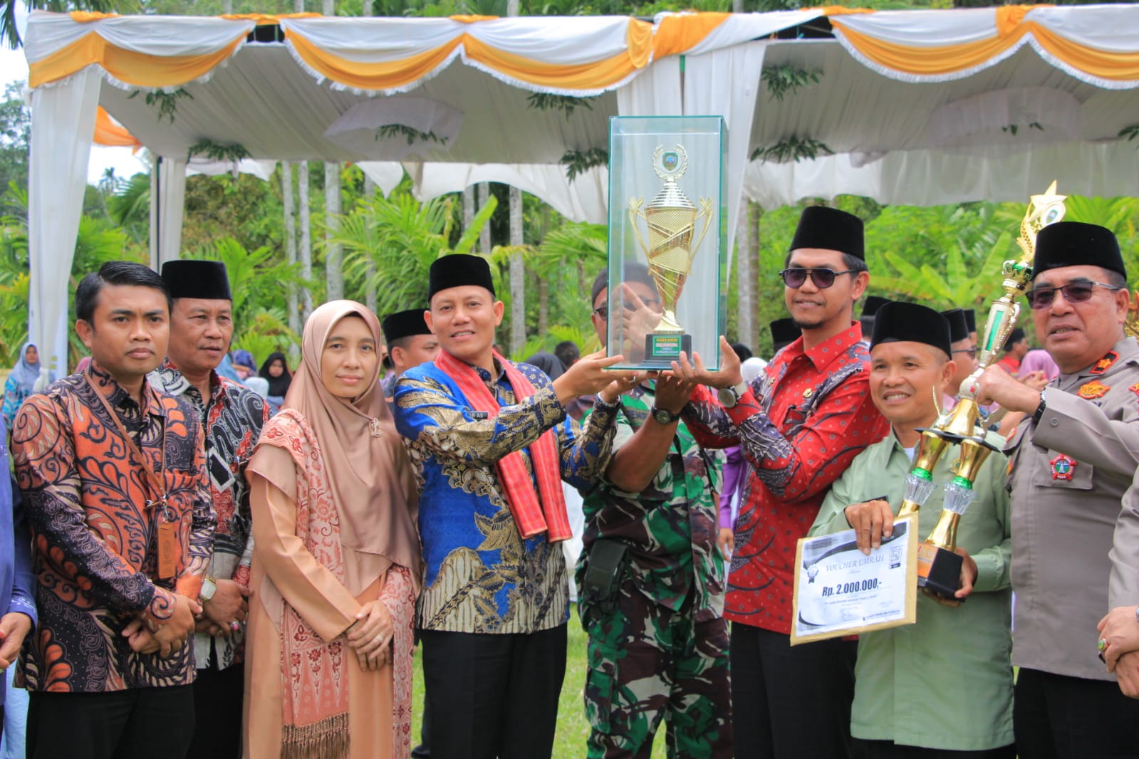 Kecamatan Rao Juara Umum MTQ ke 50 Tingkat Kabupaten Pasaman, Wabup Sabar AS beri ucapan Selamat