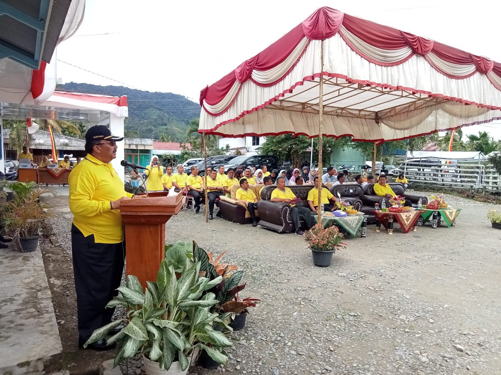 Bupati Pasaman membuka secara resmi Open Turnamen Sepak Takraw, Bupati Cup