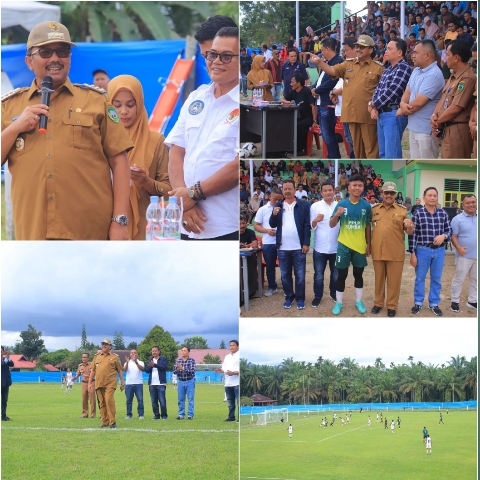 Bupati Pasaman H. Benny Utama membuka secara resmi Open Turnament Pra Liga 3 Se- Sumatera Barat Tahun 2022 bertempat di Stadion Mini Ahmad Karim, Kecamatan Tigo Nagari Kabupaten Pasaman, Senin 31 Oktober 2022