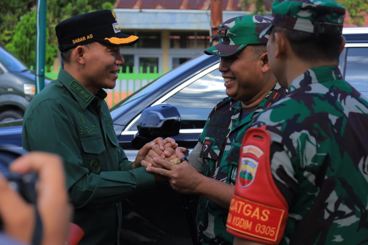 Kunjungan Kerja Danrem 032/Wrb Brigjend TNI Wahyu Eko Purnomo, SIP di Pasaman,  Puji Potensi wisata di daerah ini, 