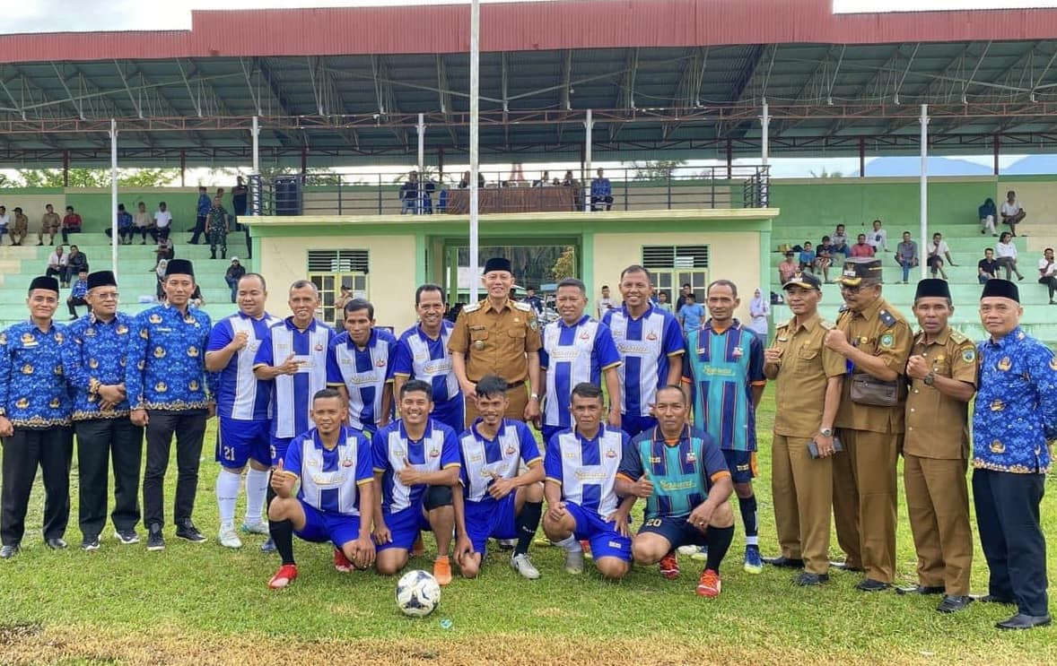 Sabar AS Hadiri Pembukaan Turnamen Sepak Bola Bupati Cup di Kec Tigo Nagari