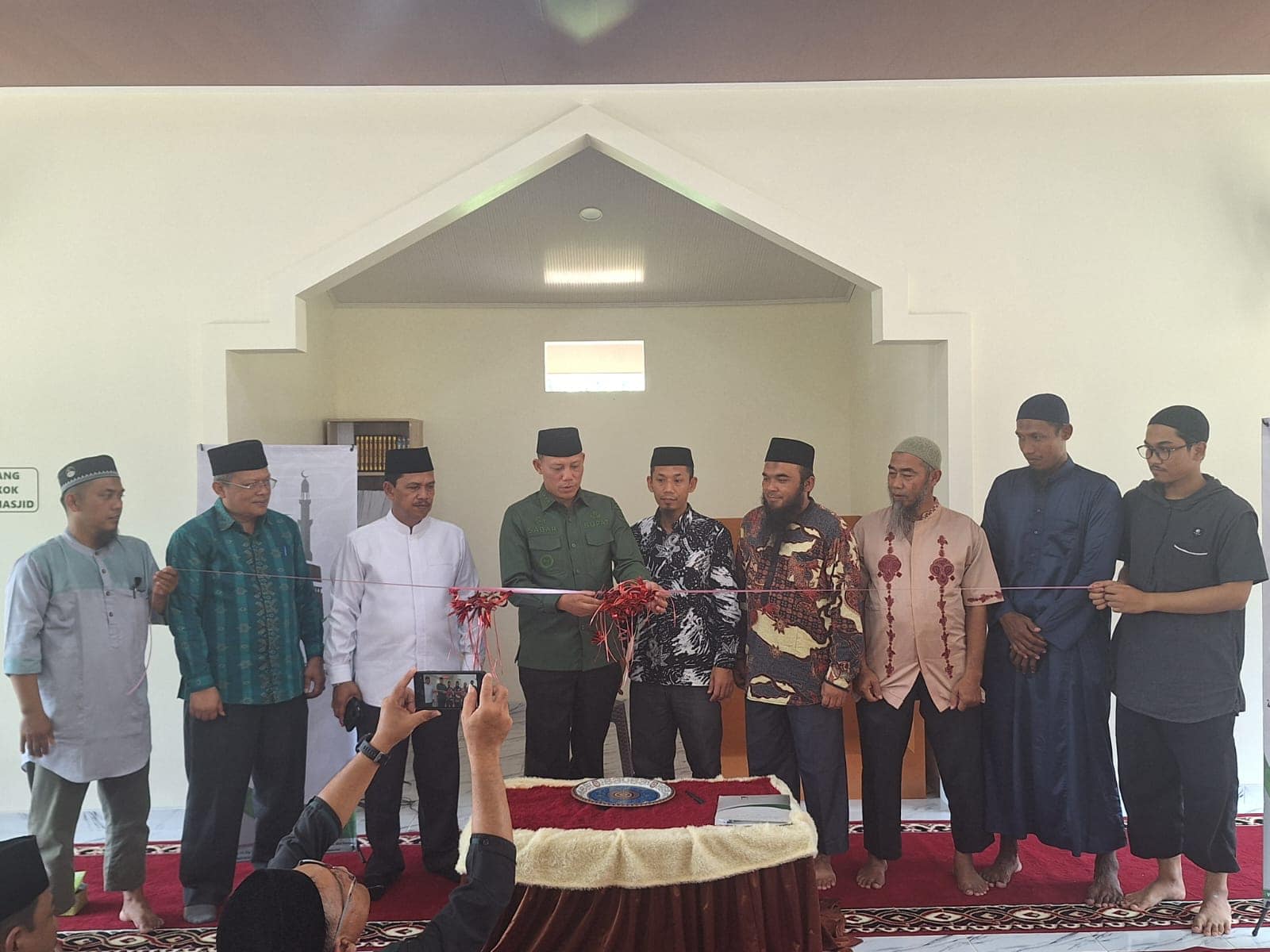 Masjid Abdurrahman Bin Abu Bakar di Resmikan, ini Pesan Bupati Sabar AS.