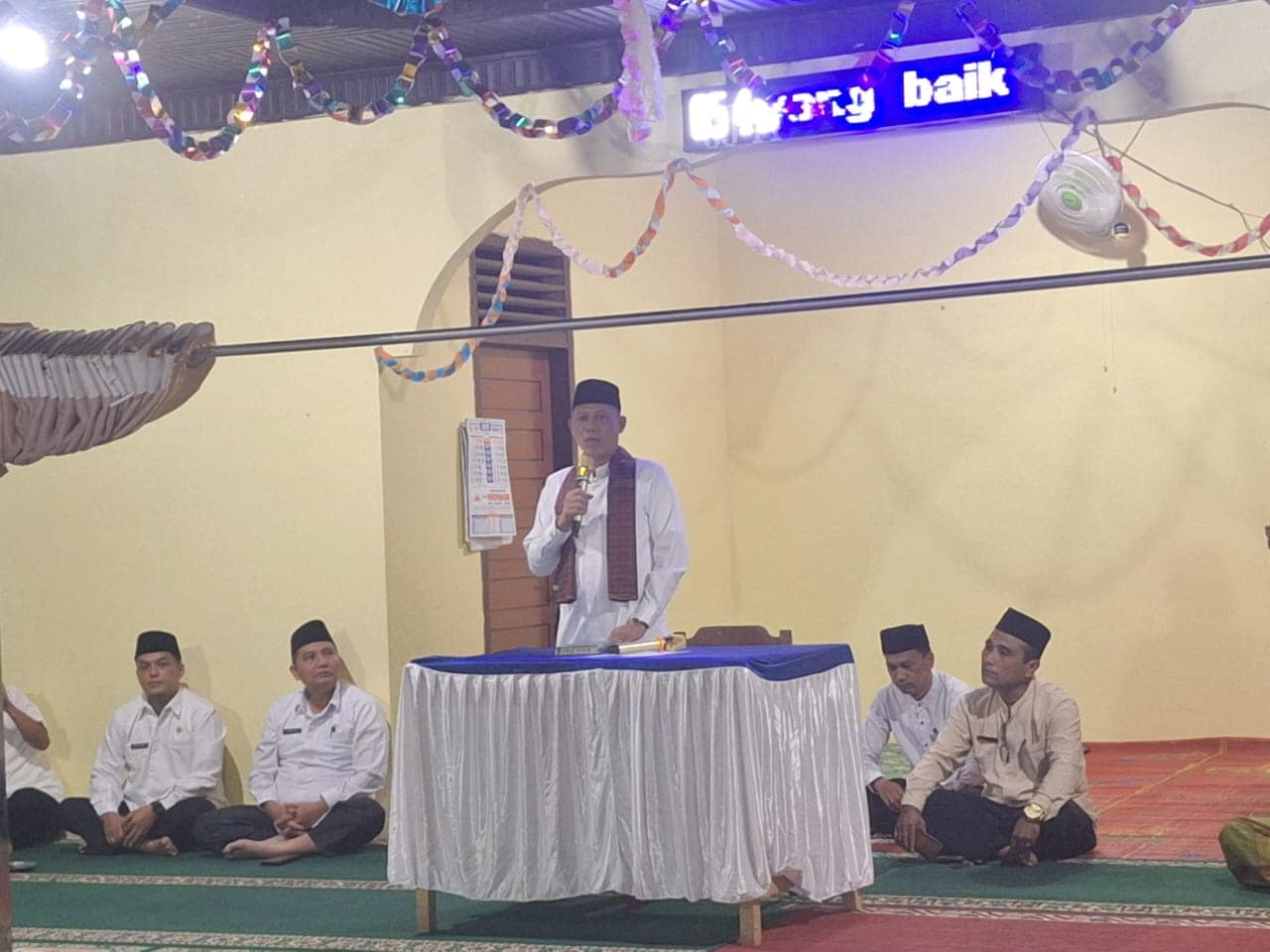 Safari Subuh di Mesjid Nurul Islam Kampung Pinang Nagari Cubadak Tengah, ini pesan Bupati Sabar AS.