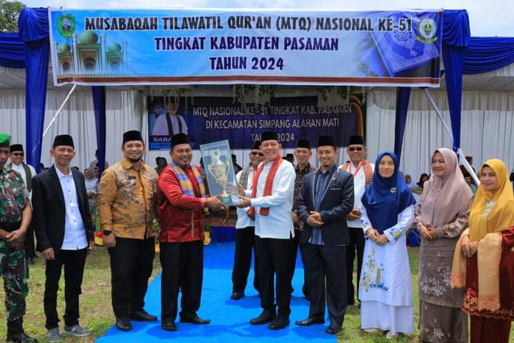 Bupati Sabar AS Buka MTQ Nasional ke 51 Tingkat Kabupaten Pasaman