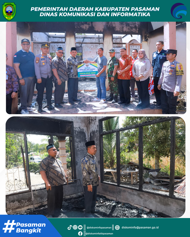 Panti Darurat Kebakaran,  Lima Hari Berselang, Rumah Warga Kembali Terbakar Wabup Himbau Warga Ekstra Hati-Hati