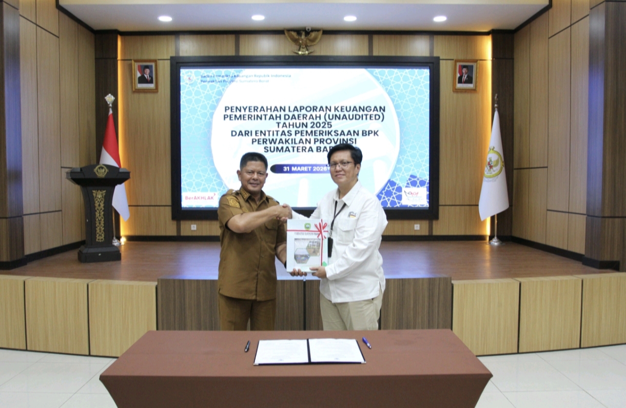 Bupati Welly Serahkan LKPD 2025 ke BPK, Perkuat Komitmen Transparansi Keuangan Daerah