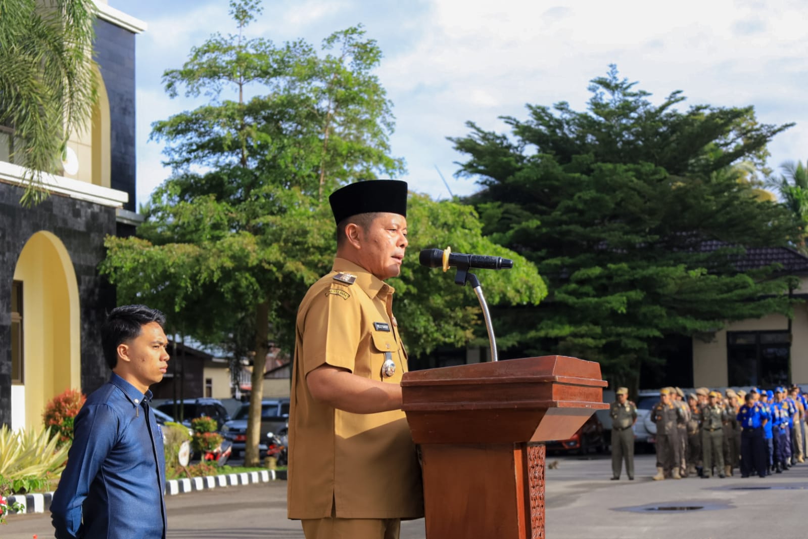 Pimpin Apel Organik, Bupati Welly Suhery Instruksikan Pengawasan Ketat Aset dan Percepatan PAD