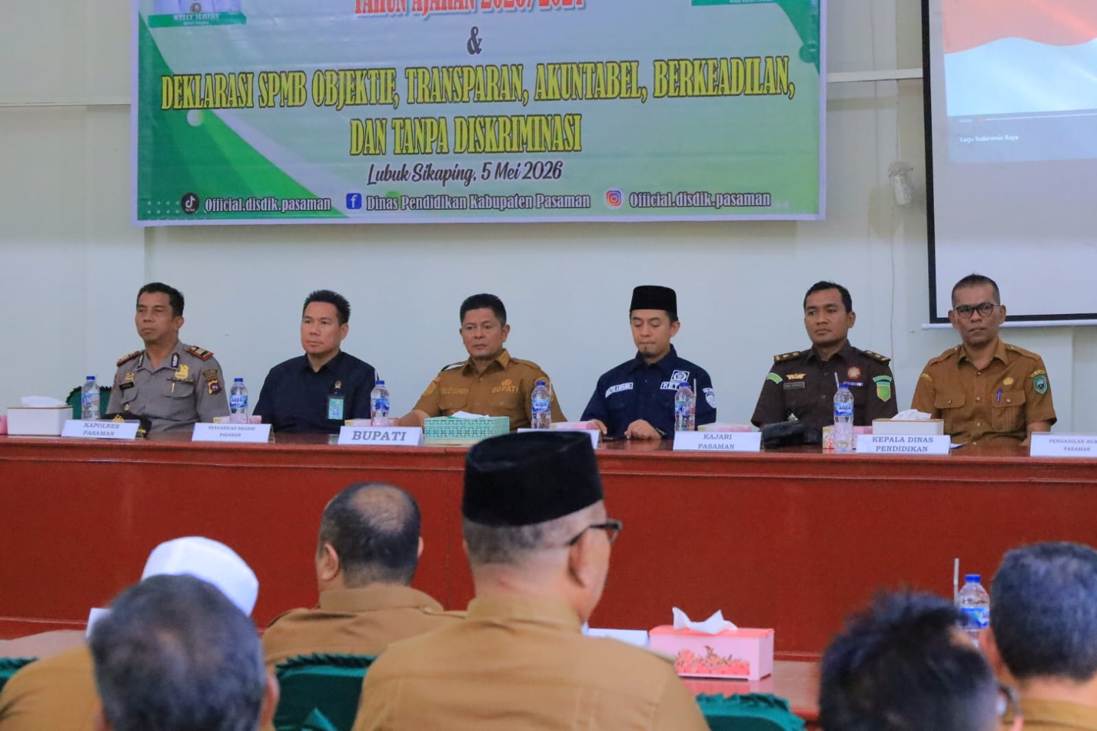Buka Sosialisasi SPMB 2026/2027, Bupati Welly Suhery Tegaskan Tidak Ada Celah bagi Praktik Menyimpang